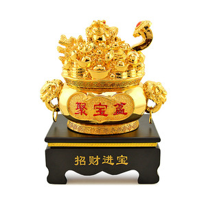 招财进宝树脂摆件
