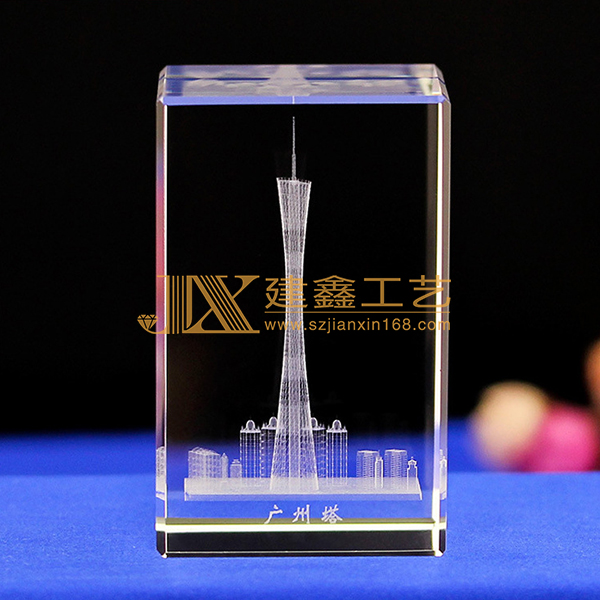 广州塔水晶模型